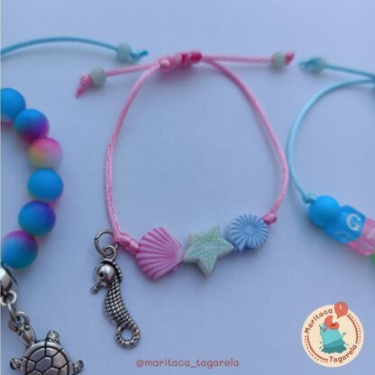 Pulseira Fundo do Mar Personalizada - kit c/ 03 - Image 3