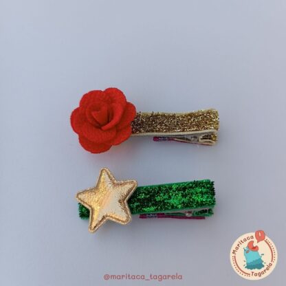 Hair Clip Flor e Estrela - M - Image 2