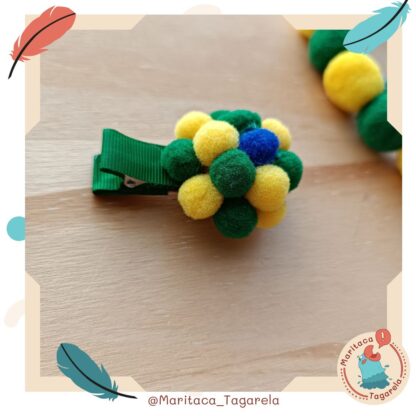 Hair Clip Pompom - Copa