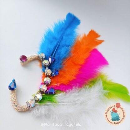 Ear Cuff - Penas Coloridas - Image 2