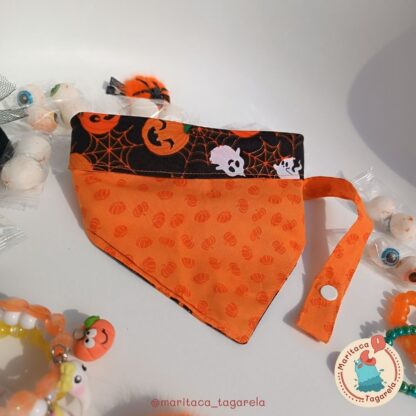 Babador Bandana Halloween - Com Prendedor de Chupetas - Image 4