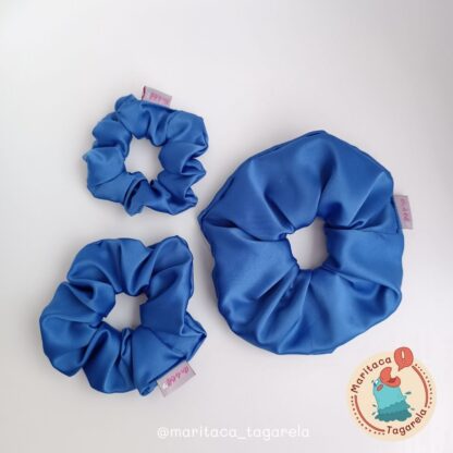 Scrunchie Azul Royal G - Image 3