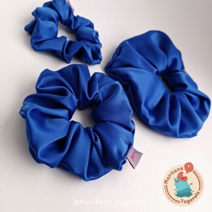 Scrunchie Azul Royal G - Image 4