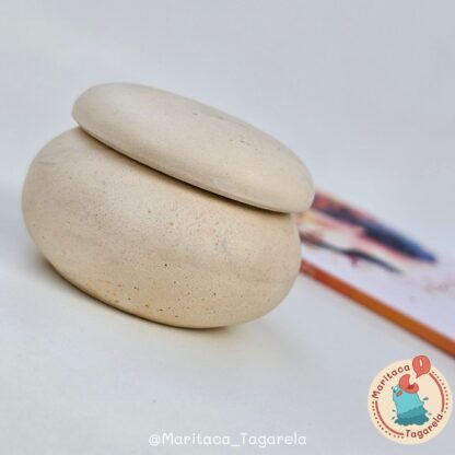 Vela Aromática – Clareza Zen – Pote Boho Zen 20g (Areia) - Image 3