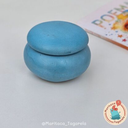Vela Aromática - Clareza Zen - Pote Boho Zen 20g (Azul) - Image 3