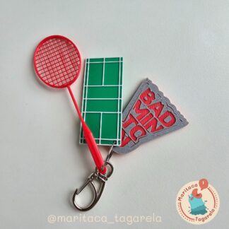 Chaveiro de Badminton 03