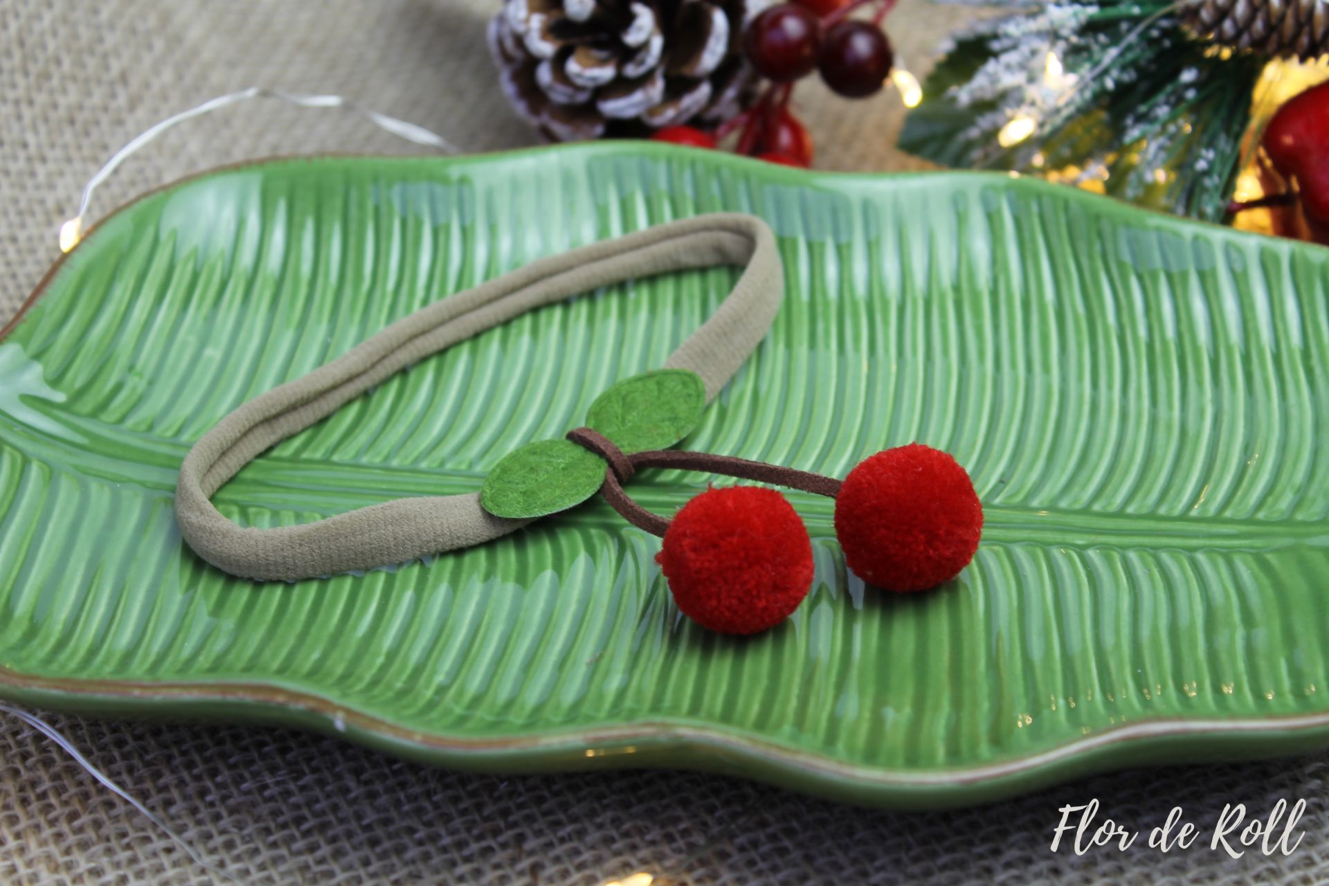 Faixa de bebê Cerejinha