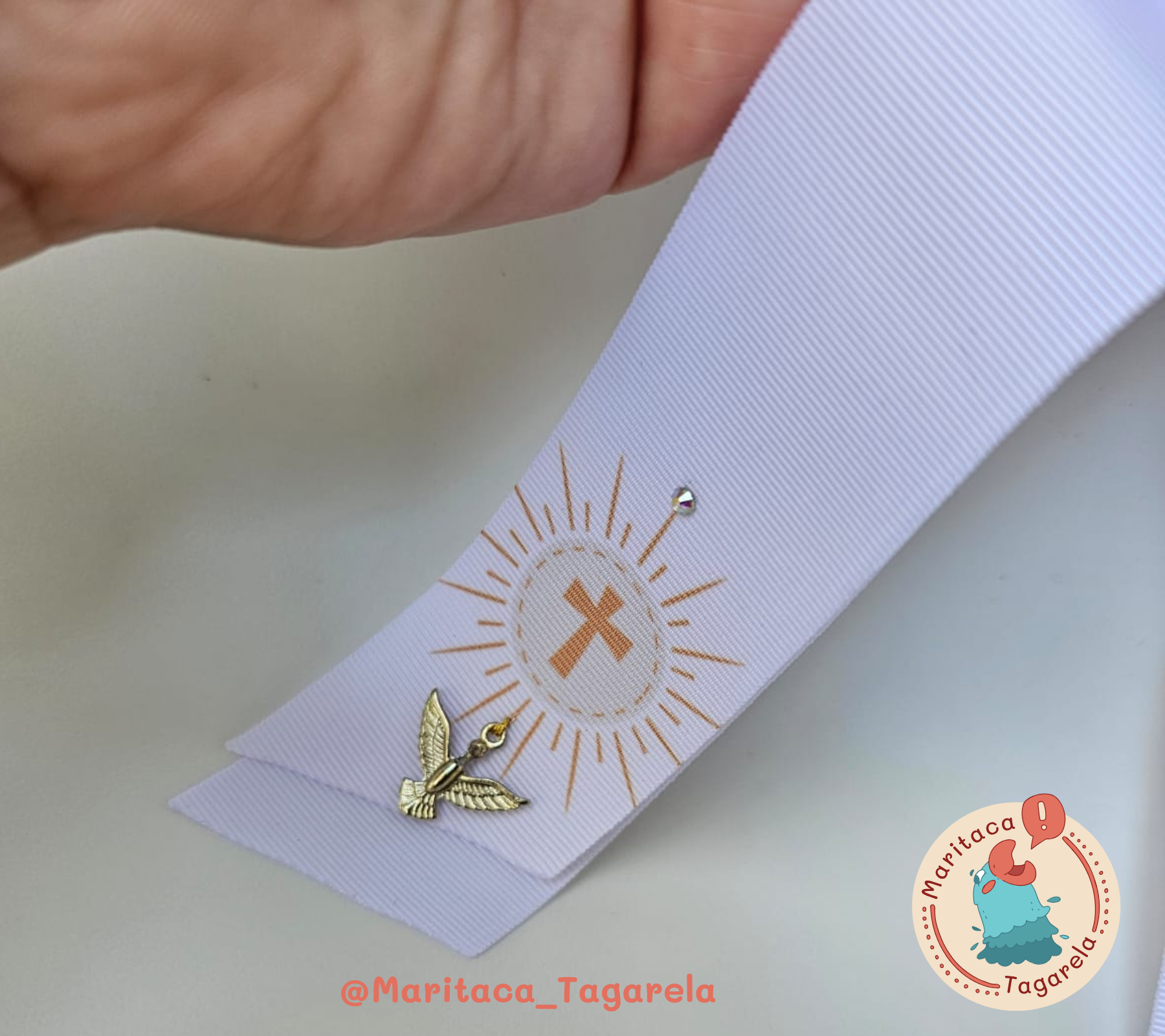 Laço Personalizado Primeira Eucaristia - Imagem 4