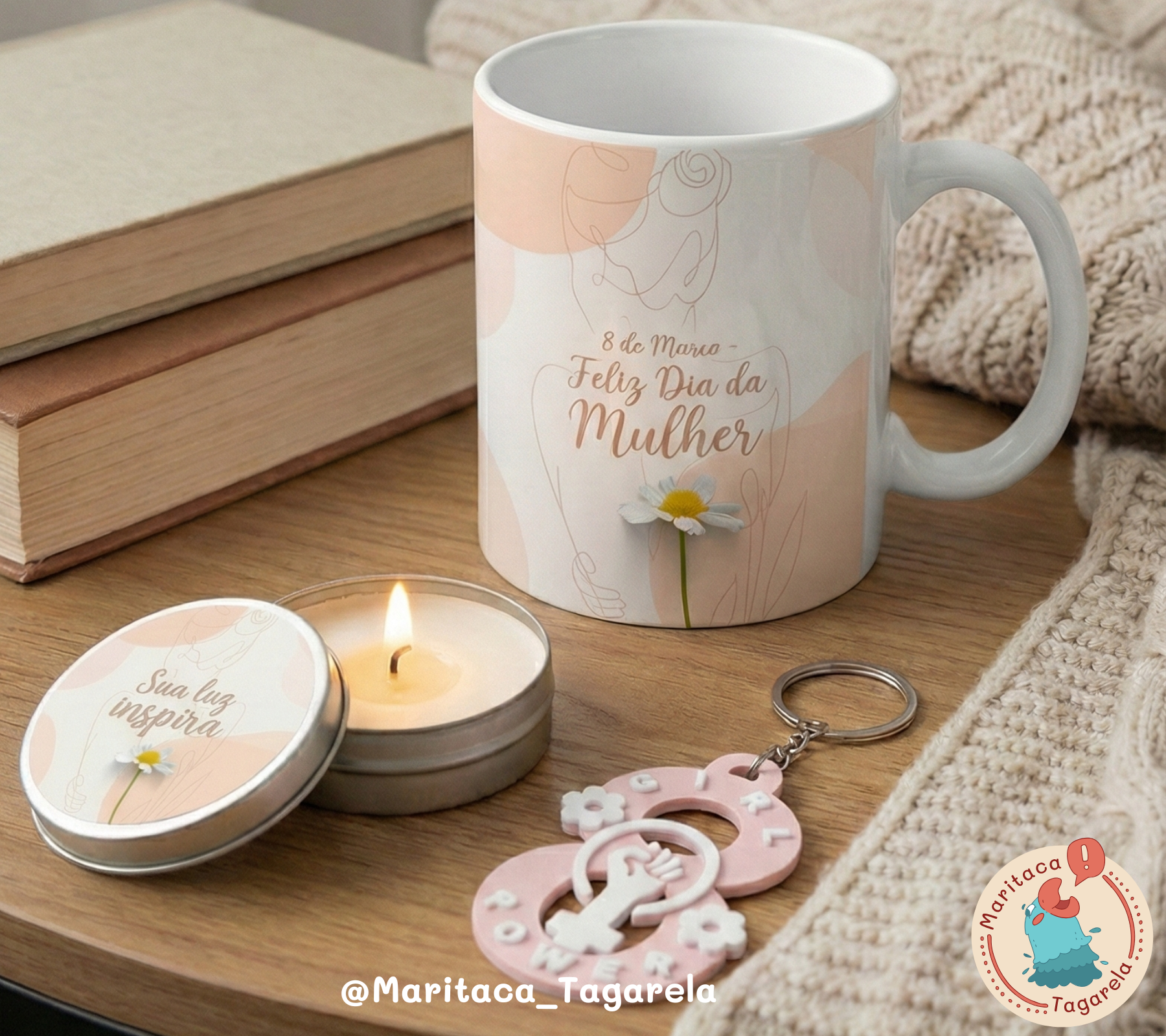 Chaveiro 8 de Março - Imagem 5