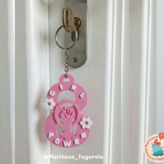 Chaveiro 8 de Março