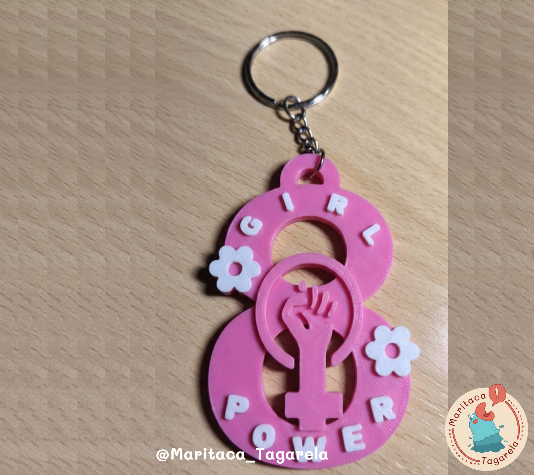 Chaveiro 8 de Março - Imagem 3