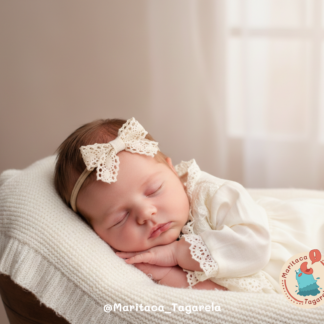 Laço Martina Renda Cru