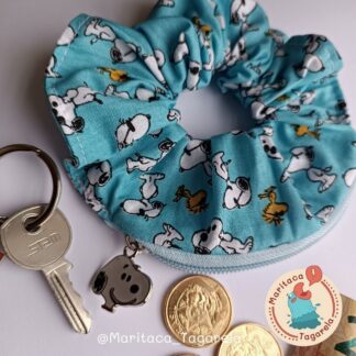Scrunchie Bolsinha Snoopy