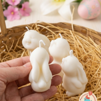 Vela Coelhinho de Páscoa Decorativa P (UNIDADE)