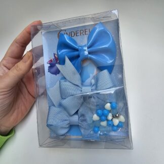 Kit Princesa Cinderela – Laços + Pulseira DIY