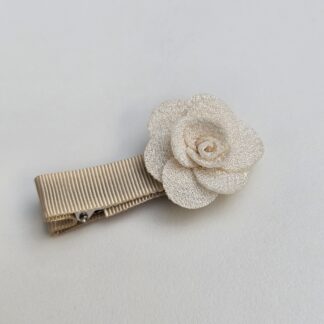 Hair Clip Flor - off white