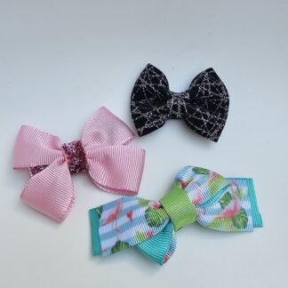 Kit Mini Lacinhos para Bebê – 3 Unidades | Outlet Maritaca Tagarela