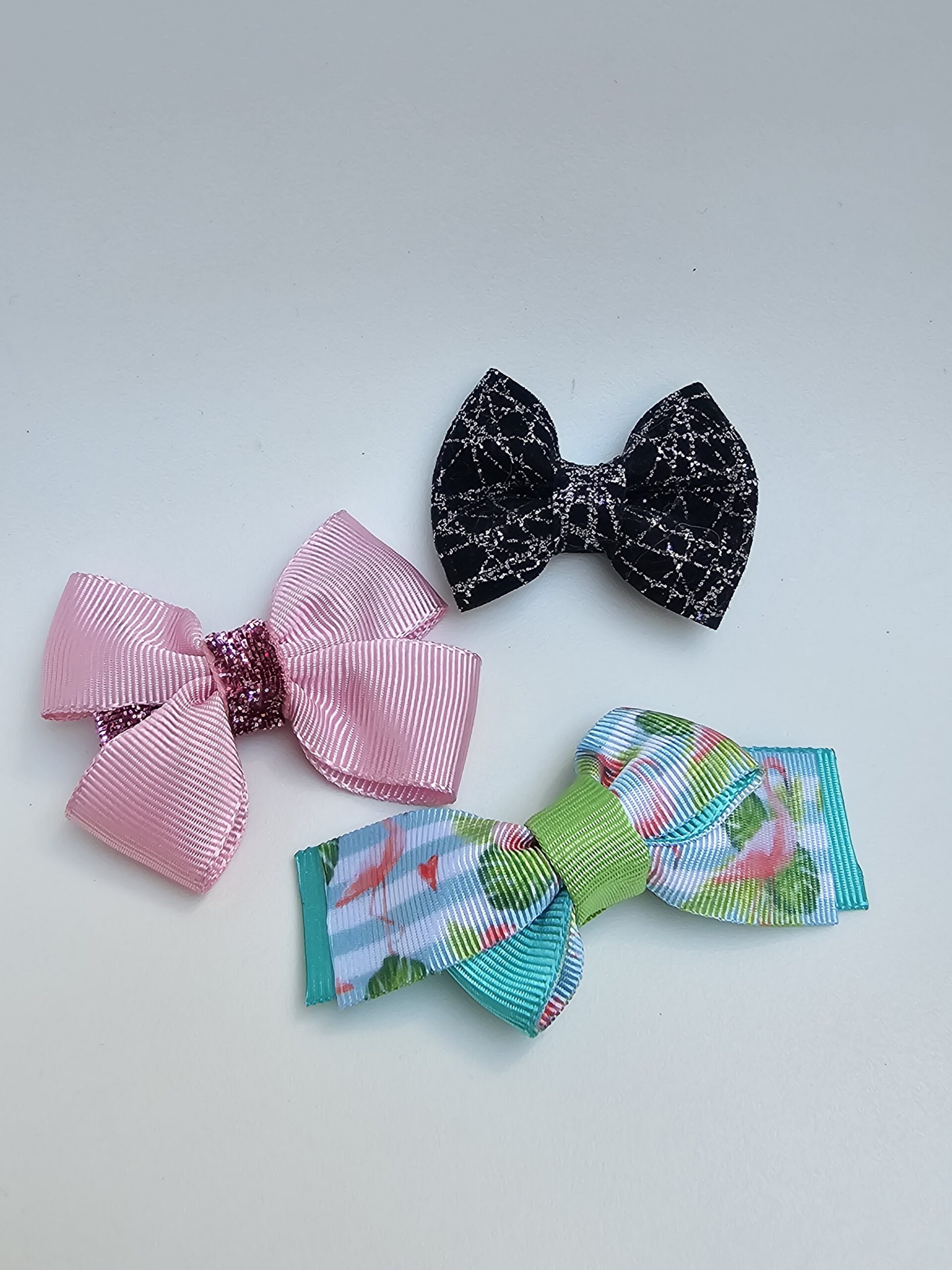 Kit Mini Lacinhos para Bebê – 3 Unidades | Outlet Maritaca Tagarela